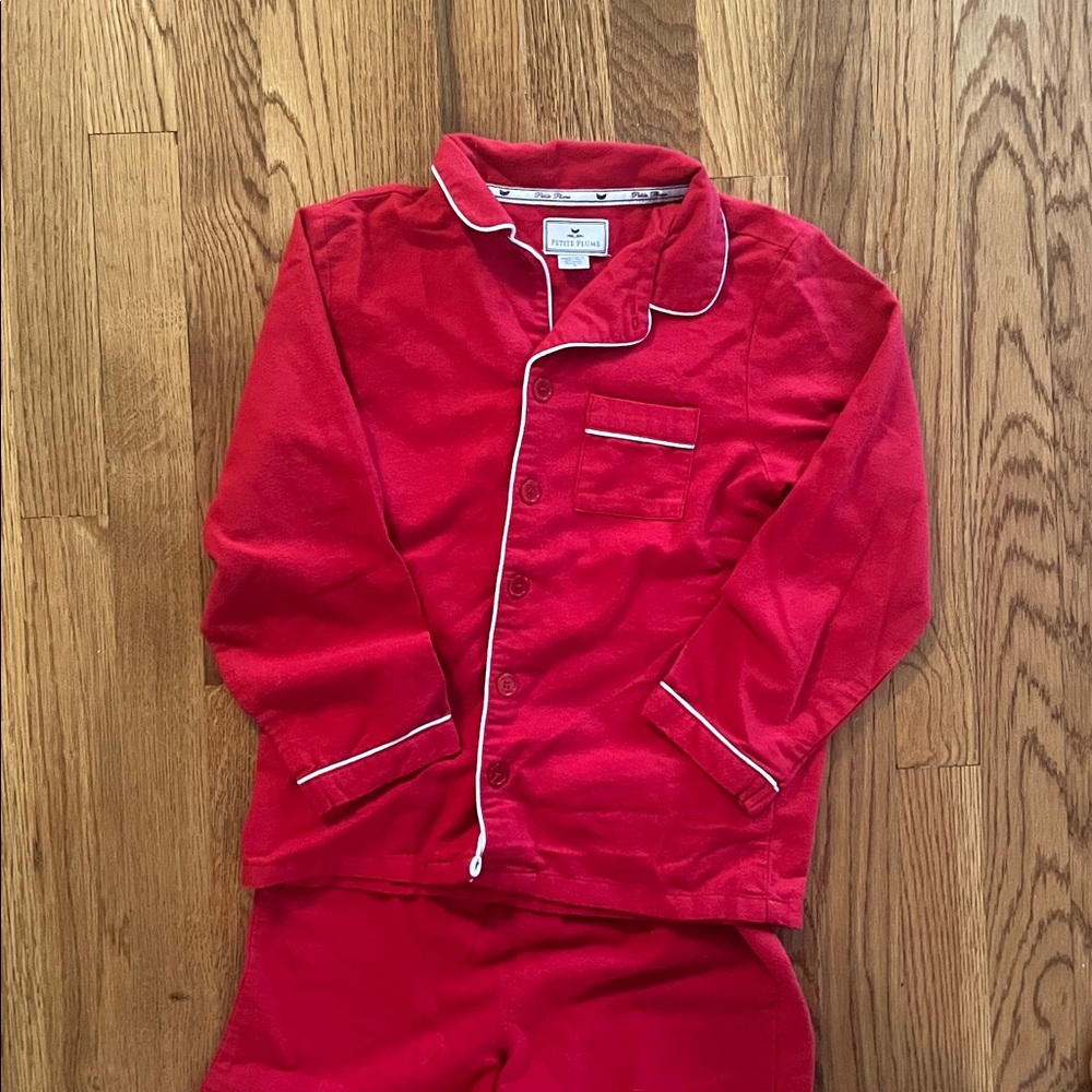 Petite Plume Red Kids Pajamas